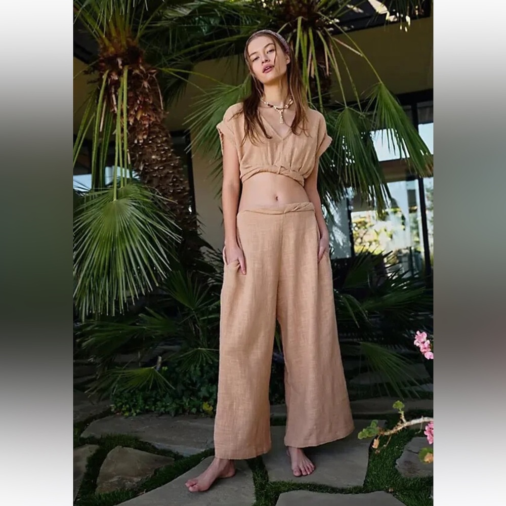 Free People Beach Carpe Diem Set size L tan